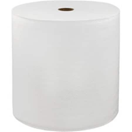 Bedding Beyond 7 in. x 850 ft. Locor Hard Wound Roll Towels, White BE2656168